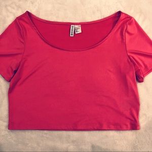Hot Pink Crop Top